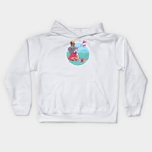 Kitesurfing Design Kids Hoodie